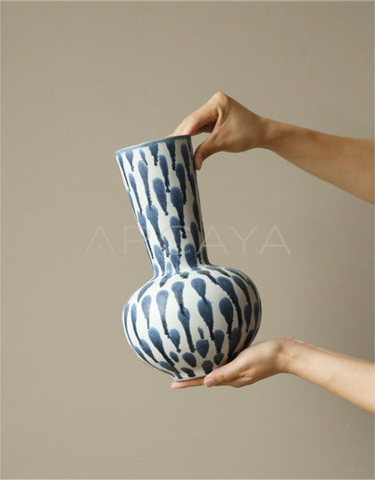 Wabi Sabi Jingdezhen Floor Jar Vase Designer - scene