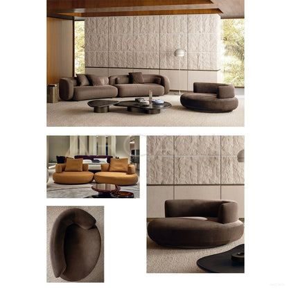 Bessel Curved Sofa Ruen - scene