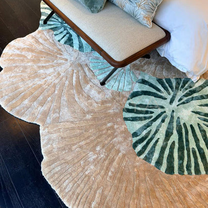 Irregular Shaped Designer Rug - scene
