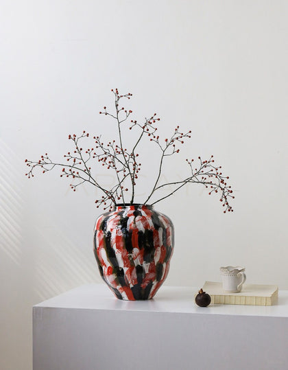 Jingdezhen Large Floor Art Jar Vase - scene