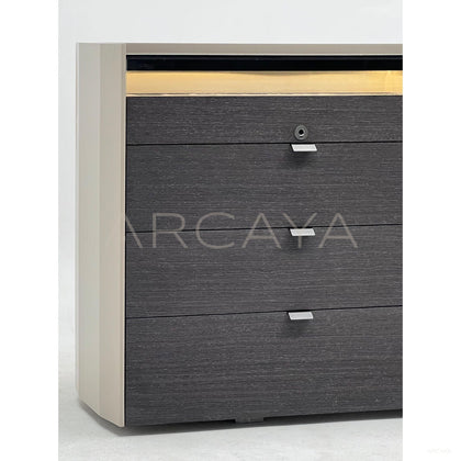 Eight Drawer Lighted Jewelry Cabinet - scene
