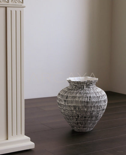 Chinese Wabi Sabi Floor Jar Vase Jingdezhen - scene