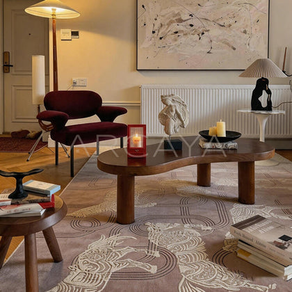New Year Modern Rug - scene