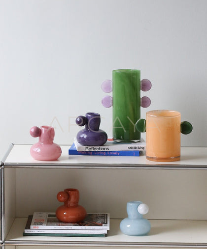 Vintage Glass Vase - scene