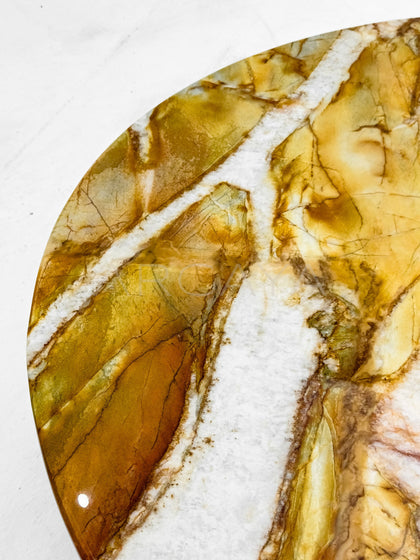 Gold Vein Stone Coffee Table - detail