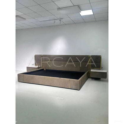 Bed With Floating Nightstands - scene