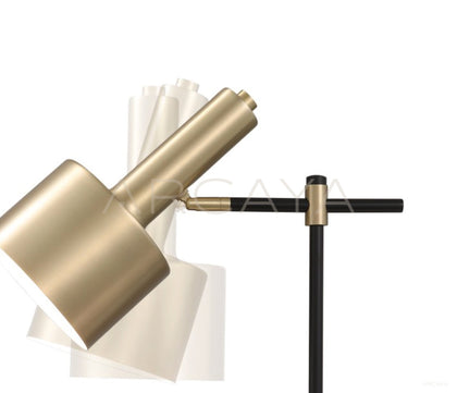 Gold Adjustable Cylinder Table Lamp 21551 - detail