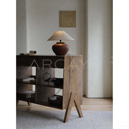 Open Two Drawer Storage Cabinet - scene