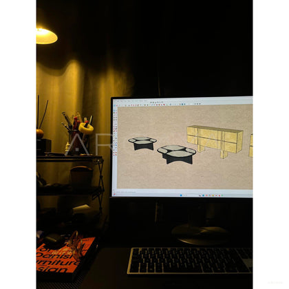 Designer Furniture Model — Coffee Table - scene