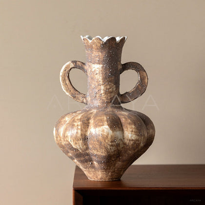 Dadan Handmade Double Ear Ceramic Vase - main