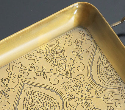 Brass French Tray - scene