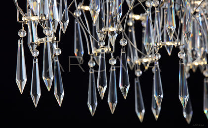 Crystal Chain Web Pendant Light 97244 - scene