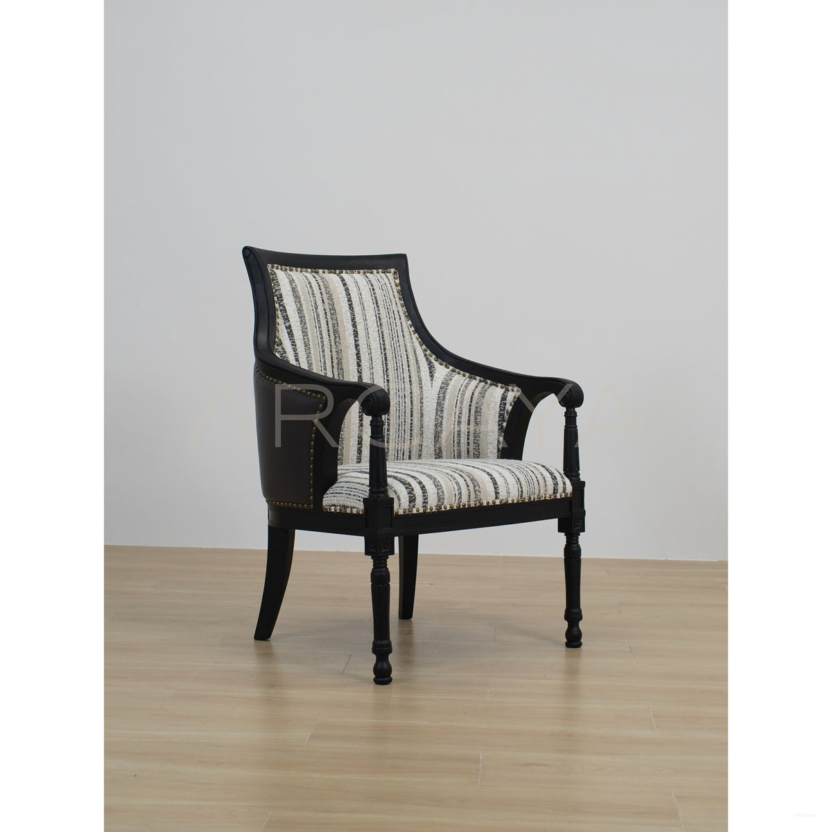 Yiduo Ink Poem Lounge Chair in detail