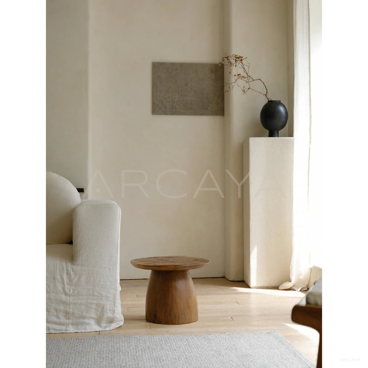 Waiwai Reclaimed Wood Coffee Table in detail