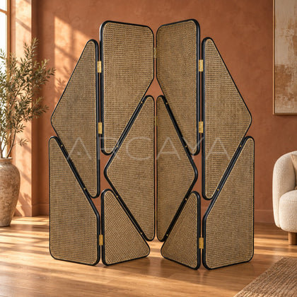 Geometric Structure Folding Screen - main