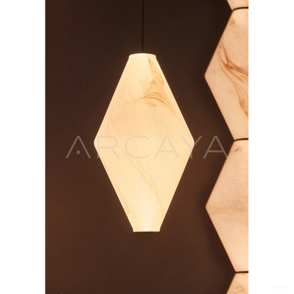 Stone Texture Single Diamond Pendant Light 96367 - scene