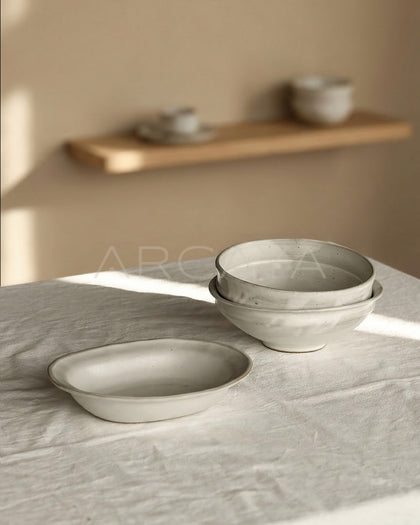Amu Collab Kohiki Ceramic Noodle Bowl - scene