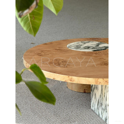 Natural Tone Coffee Table - scene