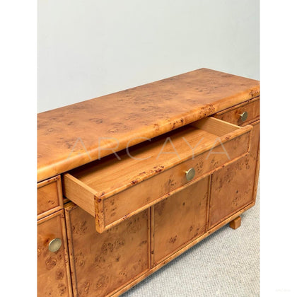 Bronze Metal Burl Sideboard - scene