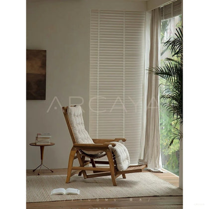 Extendable Rattan Recliner Chair - scene