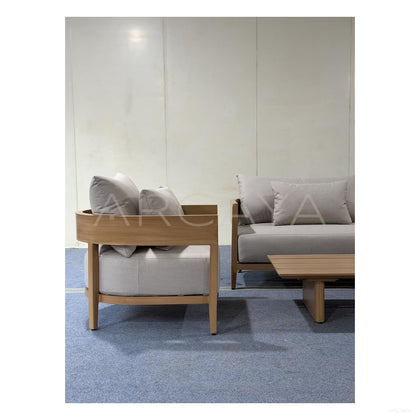 Balmain Aluminum Outdoor Sofa - scene