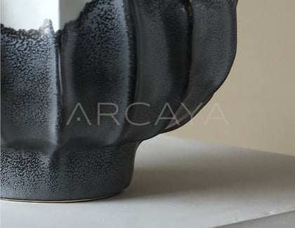 Hand Thrown Wabi Sabi Ceramic Vase - scene