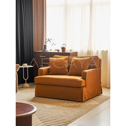 Souffle Vintage Green Sofa - scene