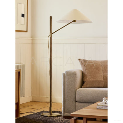 Swing Arm Fishing Floor Lamp - scene
