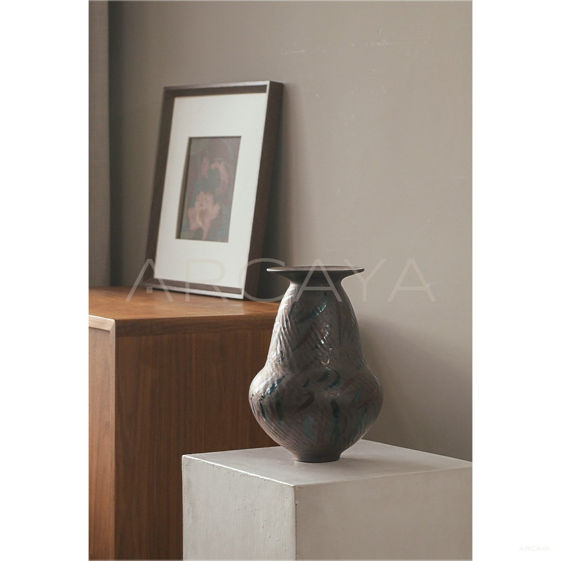 Designer Handmade Wabi Sabi Vase in detail