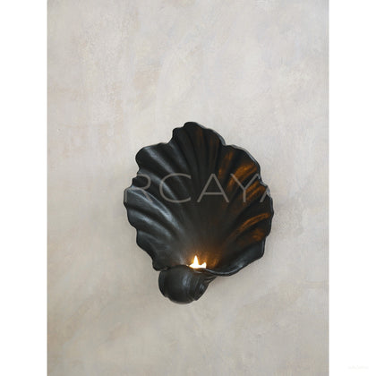 Seashell Coastal Decor — Wall Lighting - scene