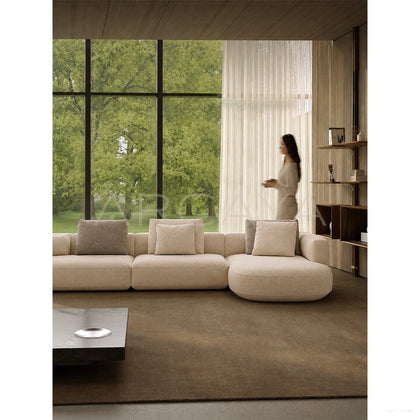 Irregular Corner Fabric Sofa - scene