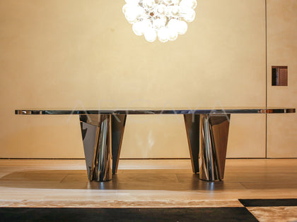 Stone Dining Table - scene