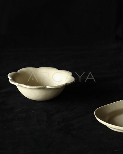 Amu Collab Wabi Sabi Plain Ceramic Bowl - scene