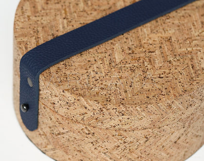 Natural Cork Woven Jewelry Storage Box - scene
