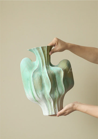 Wabi Sabi Handmade Jingdezhen Stoneware Jar - scene