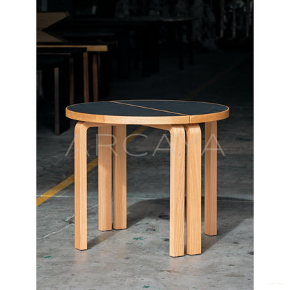 Poetic Round Dining Table - scene