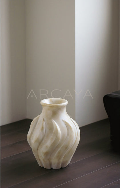 Mid Century French Distressed Vase - scene