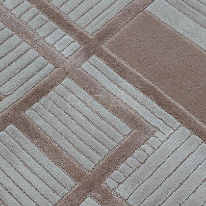 Versatile Geometric Rug - scene