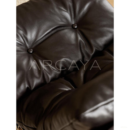 Ohm Lounge Chair Natural Leather - scene