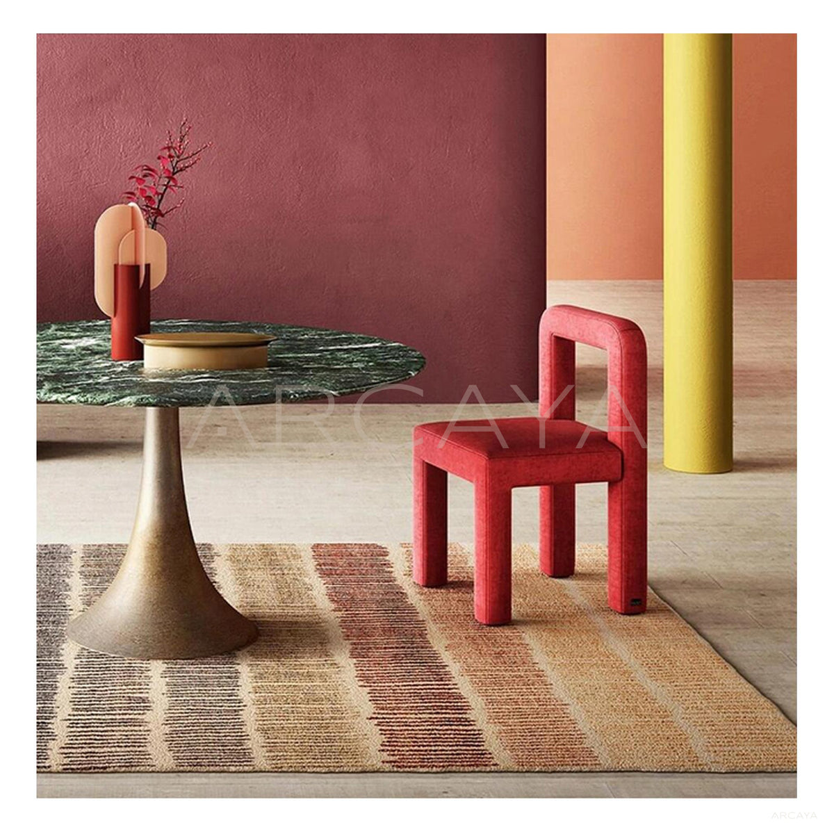 Custom Hand Tufted Rug Dsm P061 C01 in detail
