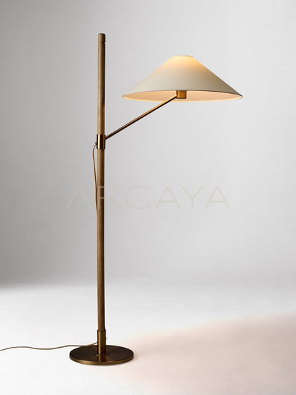 Swing Arm Fishing Floor Lamp - scene