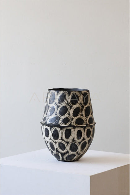 Wabi Sabi Jingdezhen Large Floor Ceramic Vase - scene