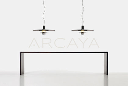 Amber Disc Pendant Light 80516 - scene