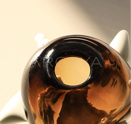 Sculptural Glass Art Vase - scene