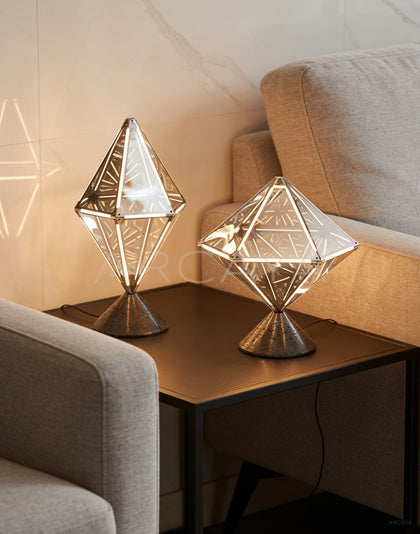 Prism Long Diamond Table Lamp 95372 - scene
