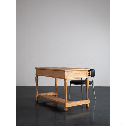 Solid Wood Desk - scene