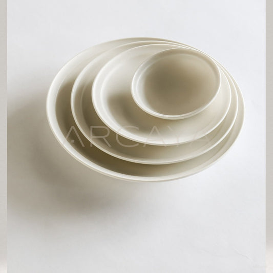 Rongbai Collab Flat Dinner Plate - main