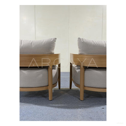 Balmain Aluminum Outdoor Sofa - scene
