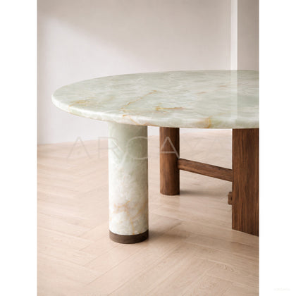 Sengu Jade Stone Dining Table - scene