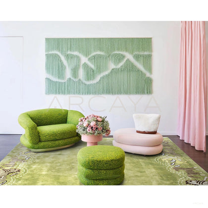 Horse Pattern Rug - scene